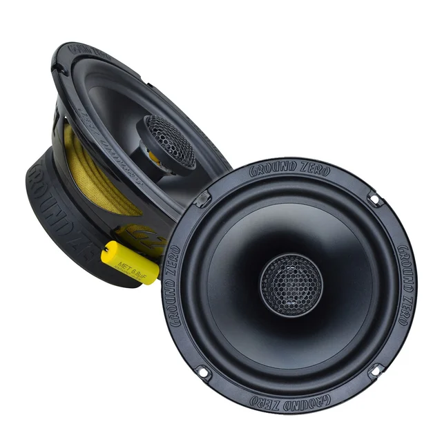 Ground Zero GZRF 6.5SQ høyttalerpar 6.5", 100W RMS, Radioactive-serie 