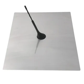 Stålplate for antennemontering Jordplan, 40x40 cm