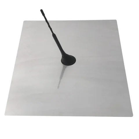 Stålplate for antennemontering Jordplan, 40x40 cm