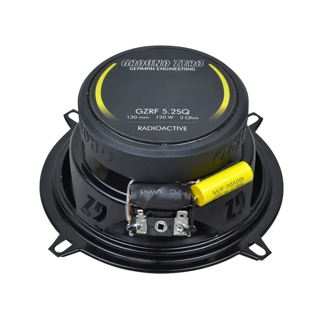 Ground Zero GZRF 5.2SQ høyttalerpar 5,25", 80W RMS, Radioactive-serie 