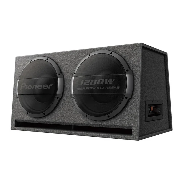 Pioneer TS-WX1220AH aktiv subwoofer 2x12" , 1000W RMS, bassremote 