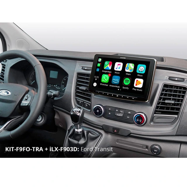 Alpine KIT-F9FO-TRA monteringssett Ford Transit Custom 18-> / Transit 20-> 