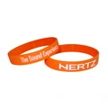 Hertz armbånd Oransje og hvitt