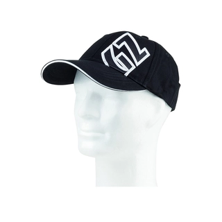Ground Zero Cap med GZ-logo Sort og hvit, med skrift