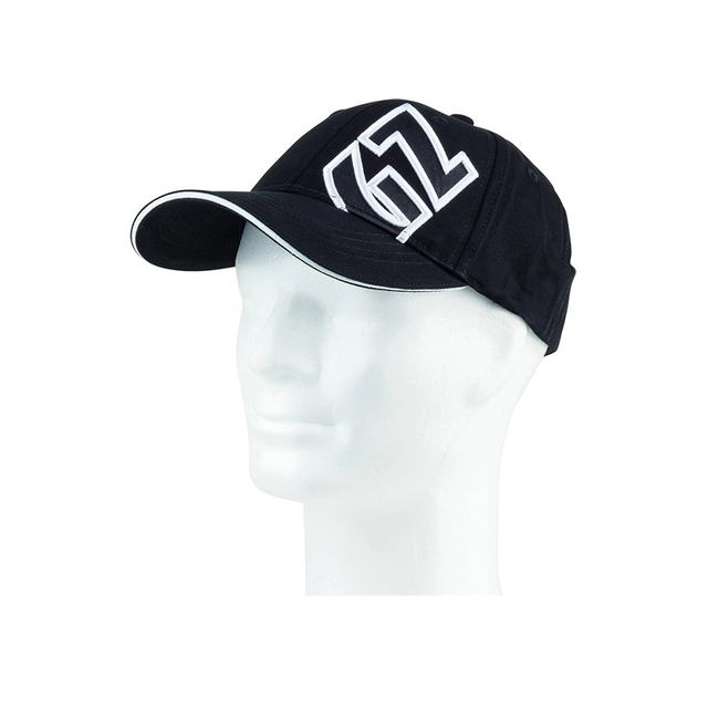 Ground Zero Cap med GZ-logo Sort og hvit, med skrift 