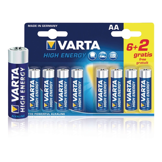 Varta LR6 / AA batterier 8pk 