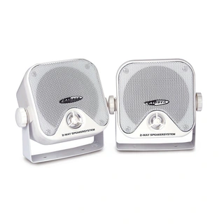 Caliber CSB3M kabinetthøyttalere Hvit, 40W RMS