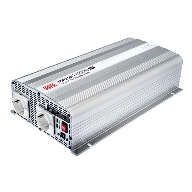 DEFA PowerSystems Inverter 1000W Schuko 24V -> 230V, ren sinus, 2xschuko 