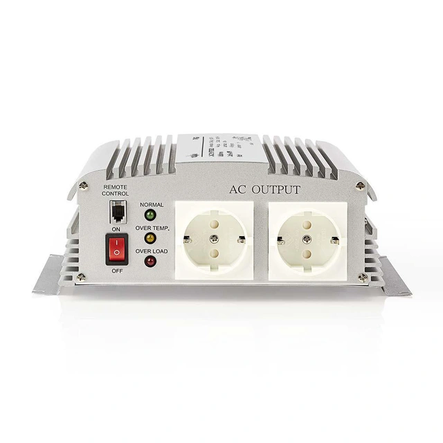 Nedis strøminverter 1000W 24V->230V, modifisert sinus 