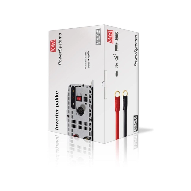 DEFA PowerSystems Inverterpakke 600W 12V -> 230V, ren sinus 