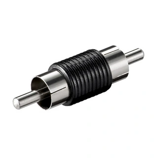 Ampire Skjøtestykke for videokabel RCA (m) - RCA (m)