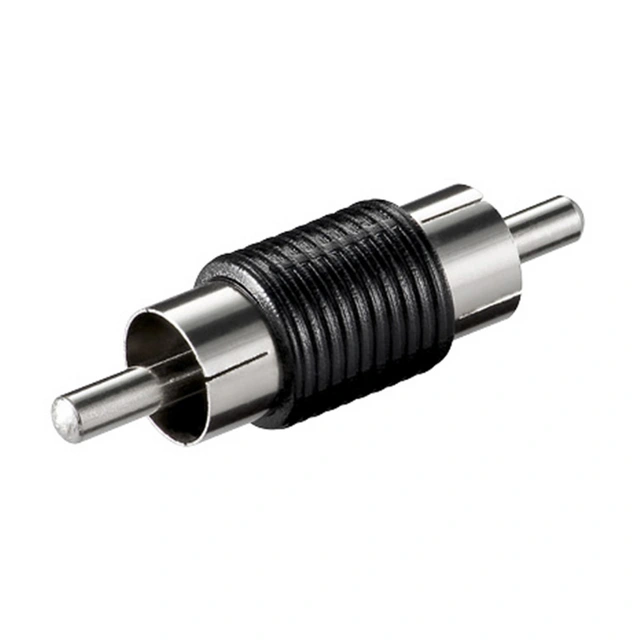 Ampire Skjøtestykke for videokabel RCA (m) - RCA (m) 
