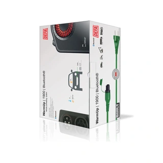 DEFA WarmUp Bluetooth 1900 Kupèvarmer, batterilader, app-styring