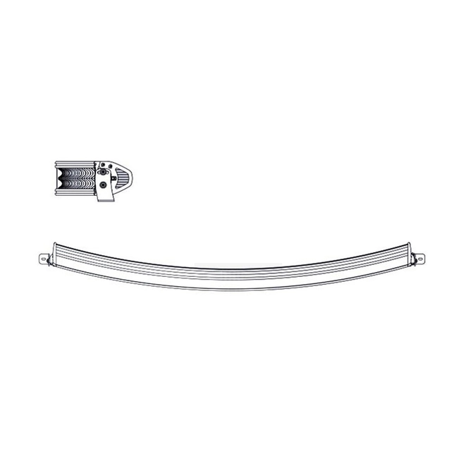 Rigid Marine RDS 54 PRO arbeidslys Buet, LED, marine, 54", 85.538 lumen 