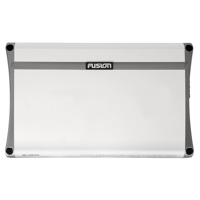 Fusion MS-AM504 4-kanals forsterker Marine, 4x100W RMS, 2 Ohm 