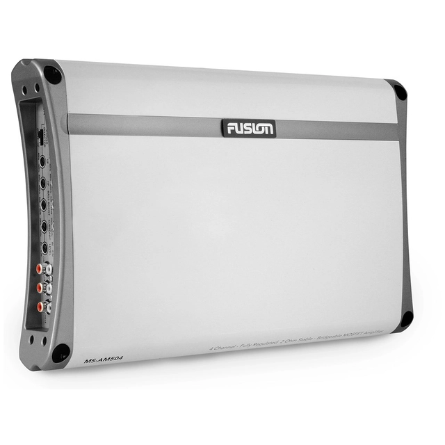 Fusion MS-AM504 4-kanals forsterker Marine, 4x100W RMS, 2 Ohm 