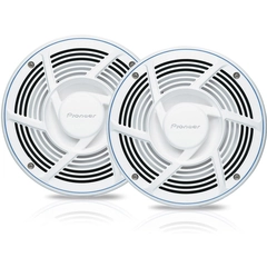 Pioneer TS-MR2040 høyttalerpar 8", marine, hvit, 40W RMS