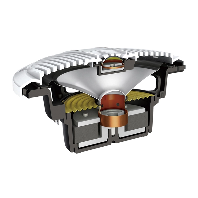 Pioneer TS-ME650FC høyttalerpar 6.5", marine, hvite griller, 75W 