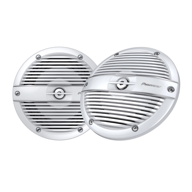 Pioneer TS-ME650FC høyttalerpar 6.5", marine, hvite griller, 75W 
