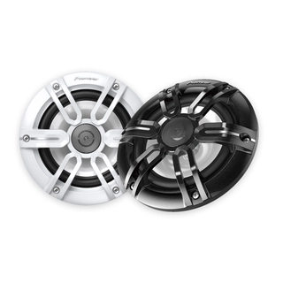 Pioneer TS-ME650FS høyttalerpar 6.5", marine, sorte og hvite griller,75W