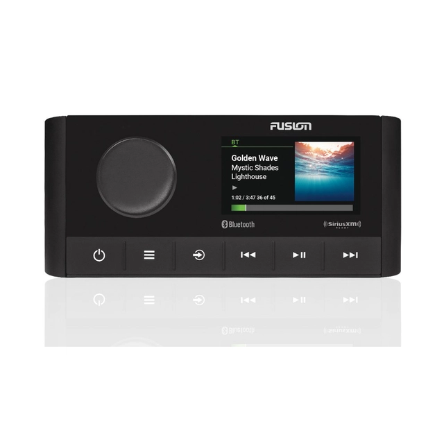Fusion MS-RA210 marineradio BT, NMEA2000, DSP, to soner 