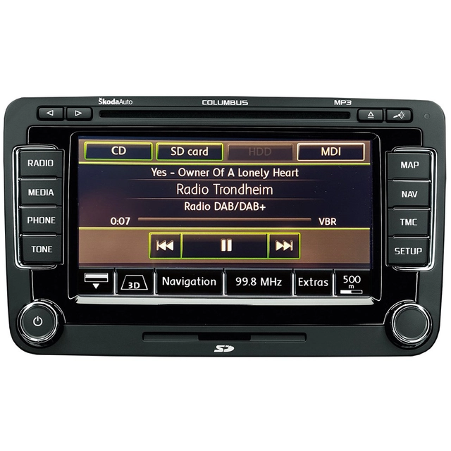 norDAB ND400 DAB+ adapter VW/Skoda m/RCD/RNS/Bolero/Columbus++ 