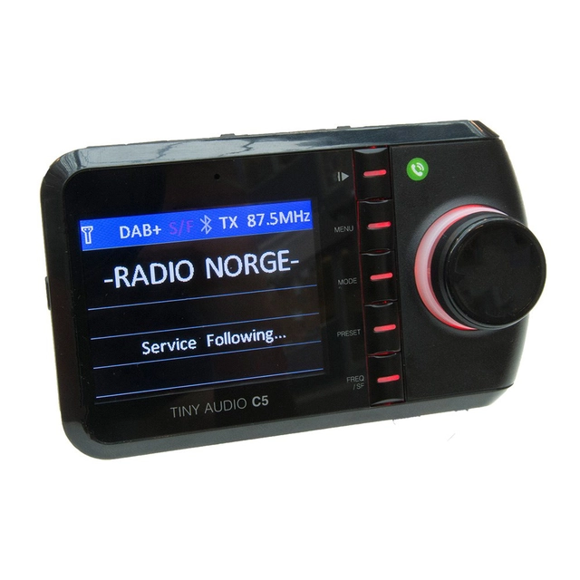 Tiny Audio C5 DAB+ adapter Universalt, med BT 