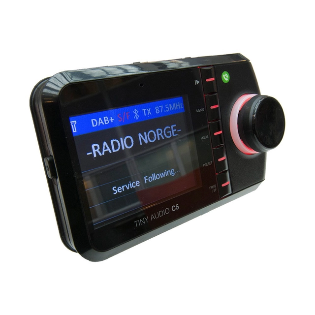 Tiny Audio C5 DAB+ adapter Universalt, med BT 