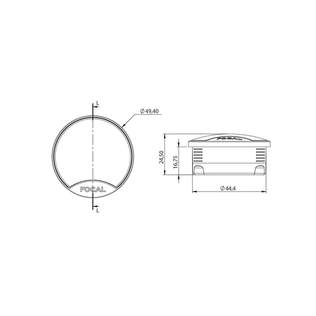 Focal ISU690 høyttalersett 6x9", 80W RMS, Integration-serie 