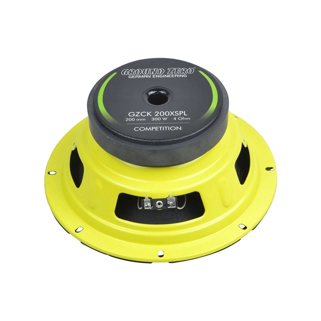 Ground Zero GZCC 200.2SQL høyttalersett 8", 200W RMS, Competition-serie 