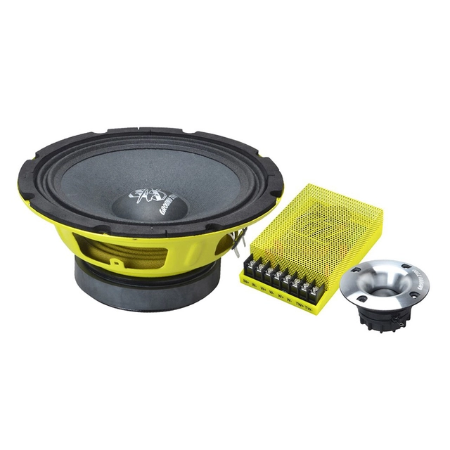 Ground Zero GZCC 200.2SQL høyttalersett 8", 200W RMS, Competition-serie 