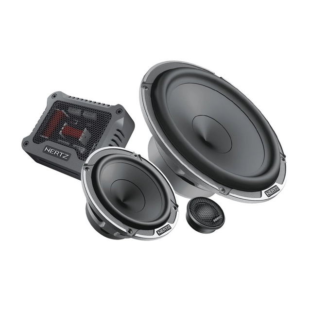 Hertz Mille MPK 163.3 PRO høyttalersett 16,5cm/10cm, 150W RMS , Prima-serie 