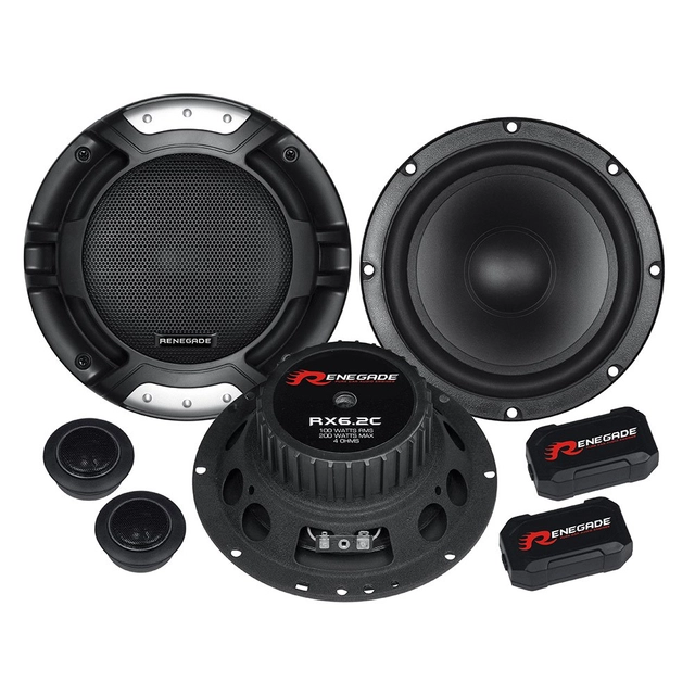 Renegade RX62C høyttalersett 6.5", 100W RMS 