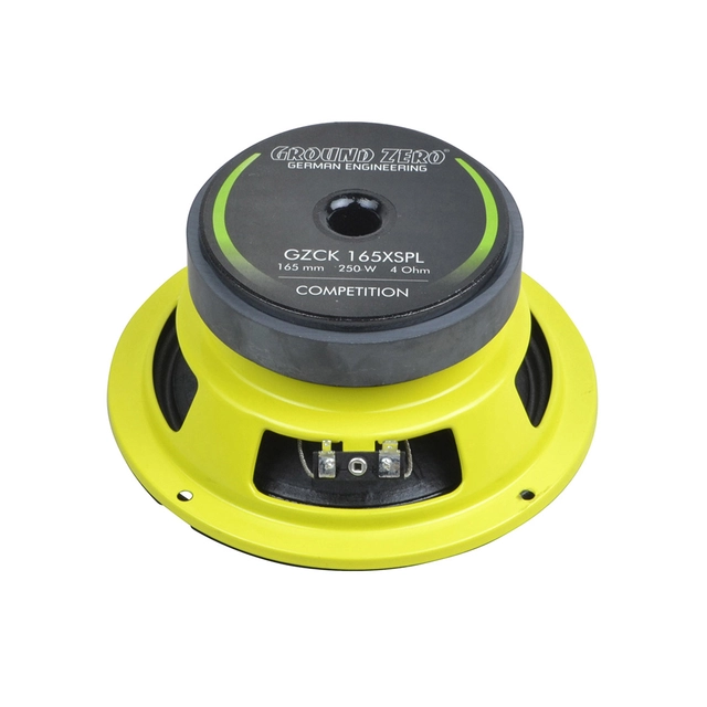 Ground Zero GZCC 165.2SQL høyttalersett 6.5", 160W RMS, Competition-serie 