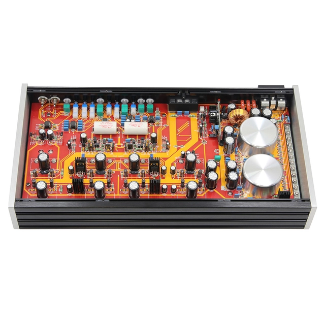 Ground Zero GZPA 2SQ 2-kanals forsterker High-End SQ, Burr Brown, 2x500W, 1 Ohm 