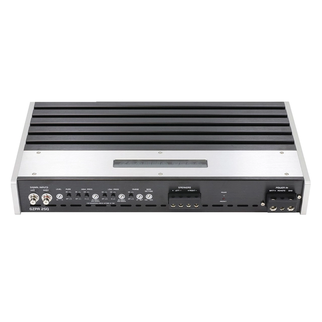 Ground Zero GZPA 2SQ 2-kanals forsterker High-End SQ, Burr Brown, 2x500W, 1 Ohm 