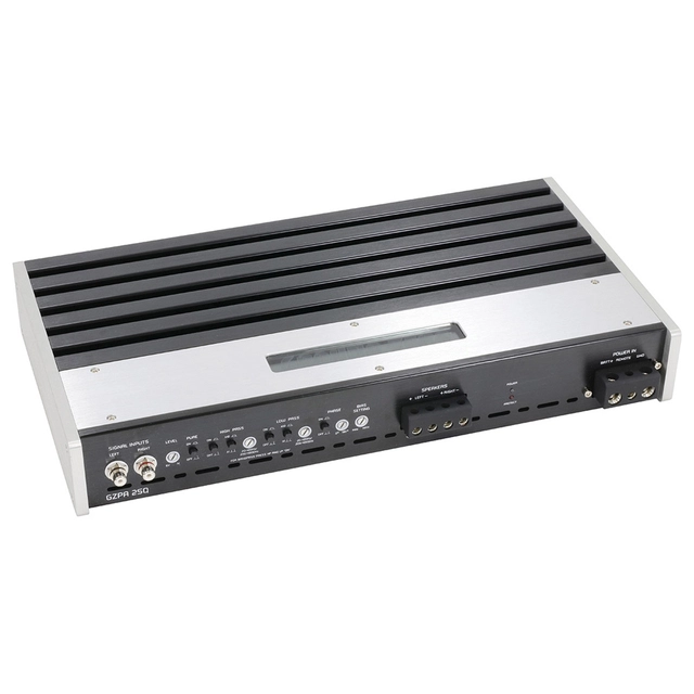 Ground Zero GZPA 2SQ 2-kanals forsterker High-End SQ, Burr Brown, 2x500W, 1 Ohm 