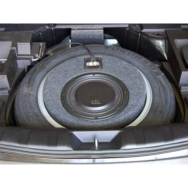 Singel basskasse for 10" element Passer 17" reservehjul 