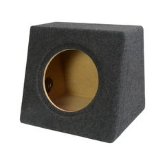 Singel basskasse for 10" element Lukket kasse, 30 liter, koksgrå