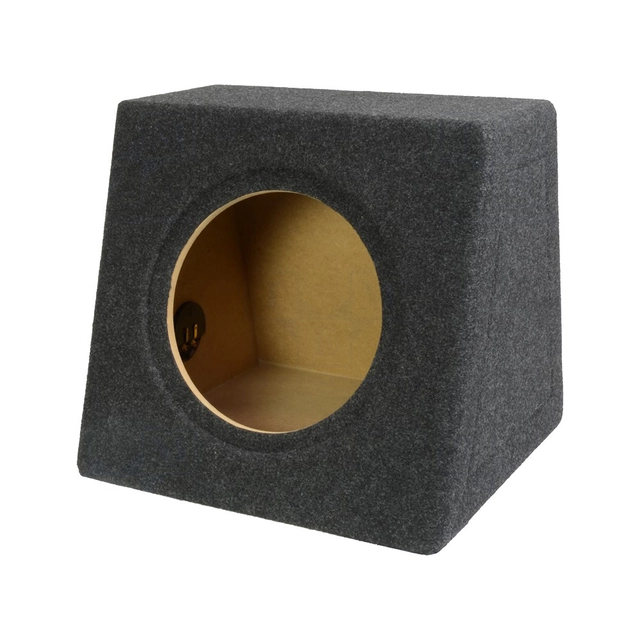 Singel basskasse for 10" element Lukket kasse, 30 liter, koksgrå 