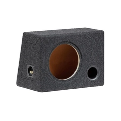 Singel basskasse for 10" element Portet kasse, 35 liter, koksgrå