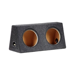Dobbel basskasse for 10" elementer Lukket kasse, 2x20 liter, koksgrå