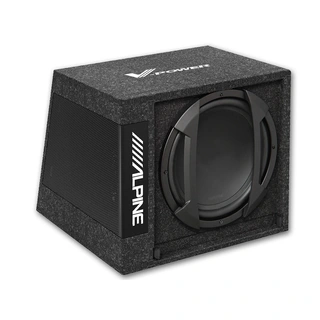 Alpine SWD-355 aktiv subwoofer 12" subwoofer, 150W RMS, bassremote