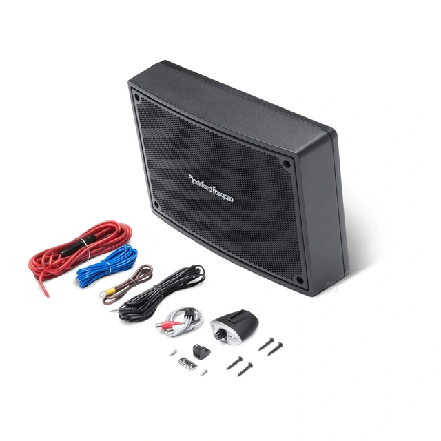 Rockford Fosgate PS-8 aktiv subwoofer 8" subwoofer, 150W RMS, bassremote, slim 