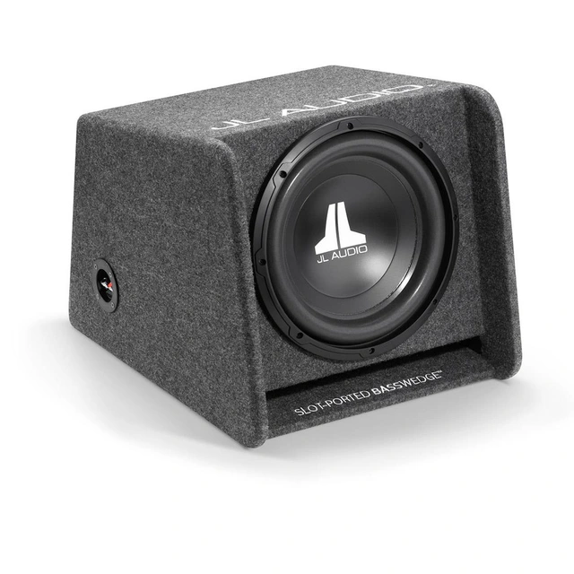 JL Audio CP112-W0V3 basskasse 12" i kasse, 300W RMS, 4 Ohm 