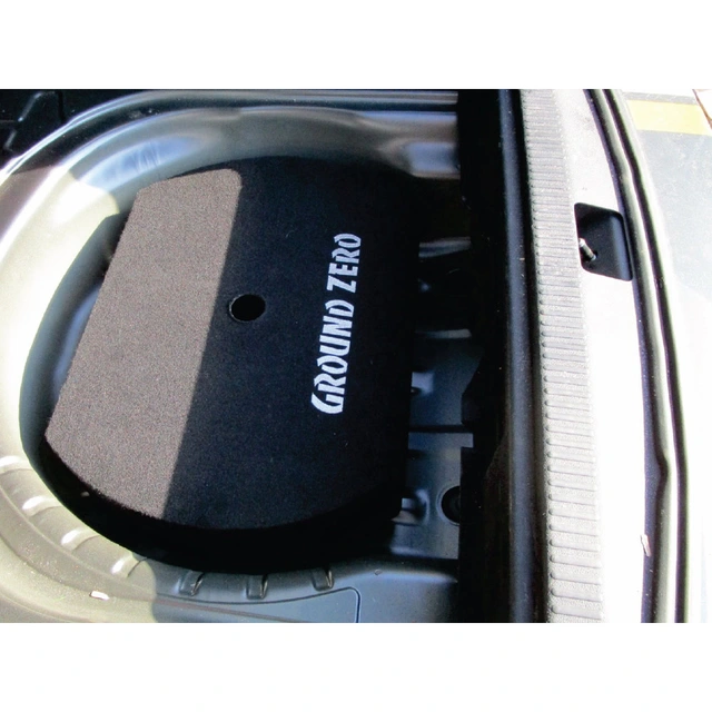 Ground Zero GZCS 10SUB basskasse 10" i kasse, 150W RMS, 2x2 Ohm 