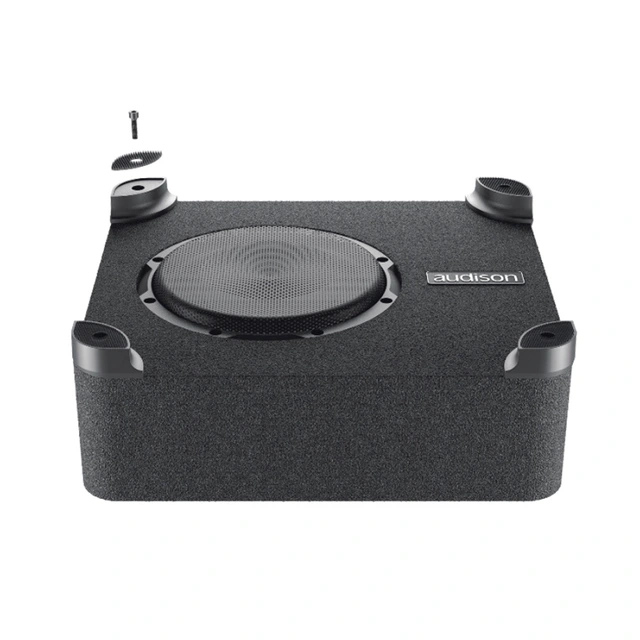 Audison APBX 8 DS Prima basskasse 8" i kasse,250W RMS, 4 Ohm, lukket kasse 