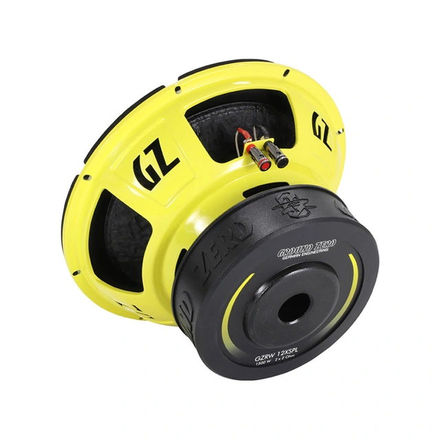 Ground Zero GZRW 12XSPL 12" subwoofer 1000W RMS/1500W SPL, 2x2 Ohm, KLIPPEL 