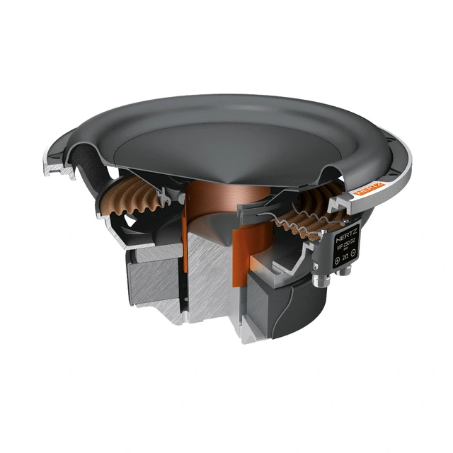 Hertz MP 250 D2.3 10" subwoofer 600W RMS, 2x2 Ohm, KLIPPEL 