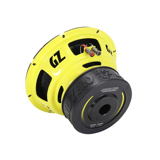 Ground Zero GZRW 10XSPL 10" subwoofer 800W RMS/1200W SPL, 2x2 Ohm, KLIPPEL 